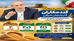 گامی دیگر برای حمایت از گندمکاران آذربایجان شرقی